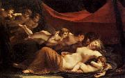 Frank Blackwell Mayer The Sleep of Venus and Cupid oil painting